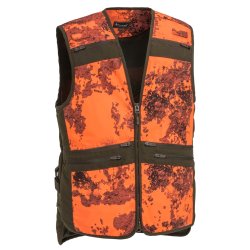 PINEWOOD FURUDAL HUNTER PRO CAMOU VEST MS - STRATA BLAZE