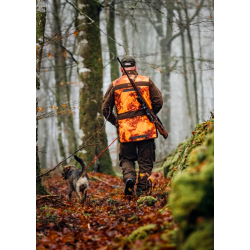 PINEWOOD FURUDAL HUNTER PRO CAMOU VEST MS - STRATA BLAZE