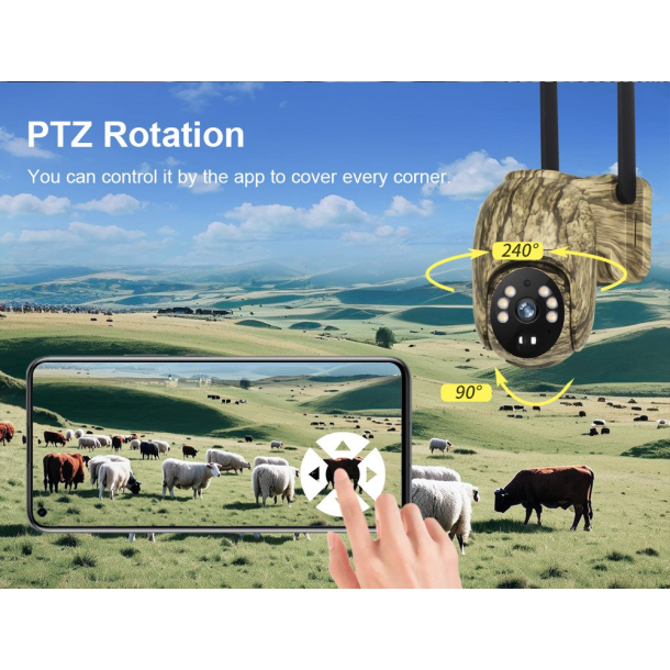 LPV Vildt kamera m. solcelle