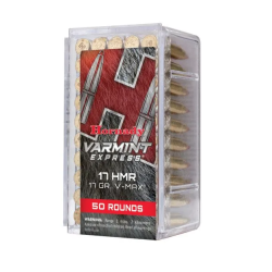 Hornady Varmint Express 17hmr 17gr. V-max - 50stk