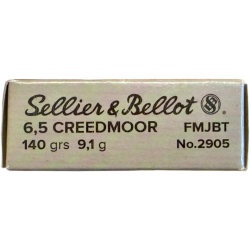 S&B 6,5 Creedmoor 9,1g 20stk