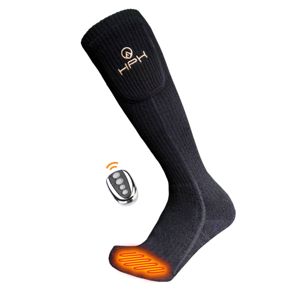 Happyhot 2.0 Batteriopvarmede merinould sokker.