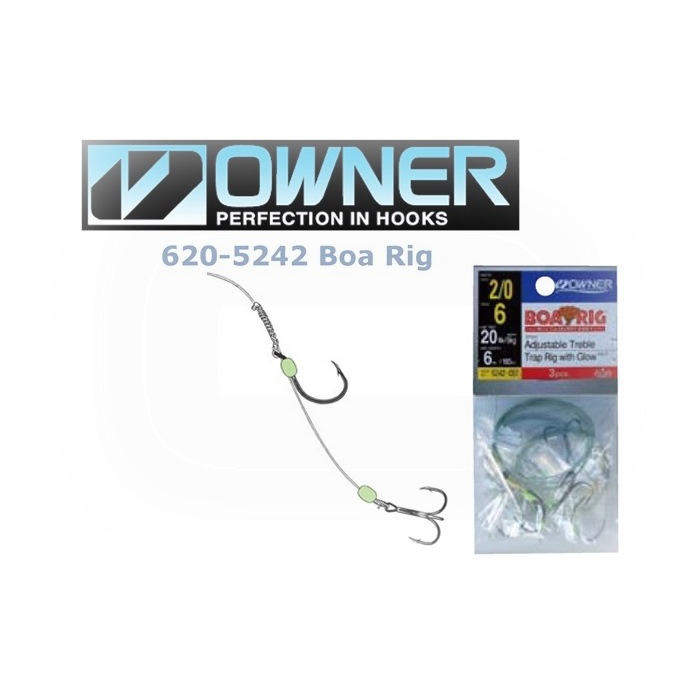 Owner Boa Trap Rig, 3 pack - Kroge - Sportshuset.dk