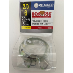 Owner Boa Trap Rig, 3 pack