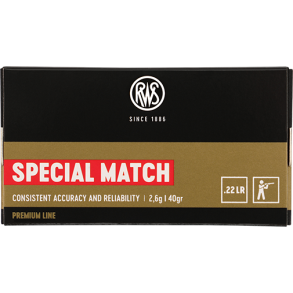 RWS Special Match 22LR. 2,6 gram. Premium line - 50 Stk.