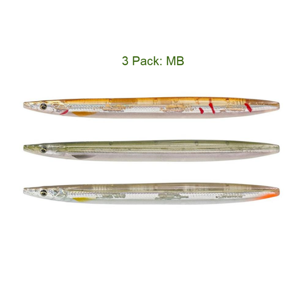 Savage Gear 3D LT Sandeel 3 Pack Special Edition