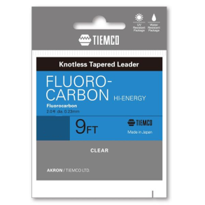 Tiemco Akron Fluorocarbon forfang taperet 9'