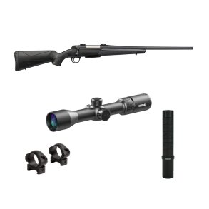 Winchester XPR Composite Riffel M/ Heimdal kikkert og TMD35 Lyddmper - Riffelpakke