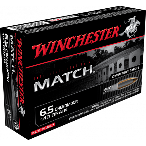 Winchester Creedmoor 6,5 Match 140 Grains