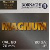 Bornaghi Steel Magnum 28gr 20/76 - Jagtpatron 25 stk.