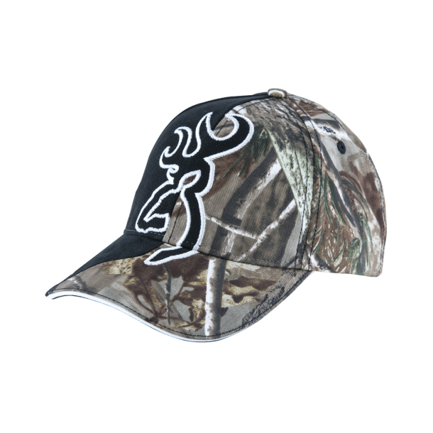 BROWNING CAP - BIG BUCKMARK BLACK/RTAP CAMO