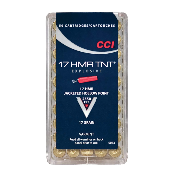 CCI 17hmr. TNT HP 17 grains. - 50 stk. - Salonriffel Patroner