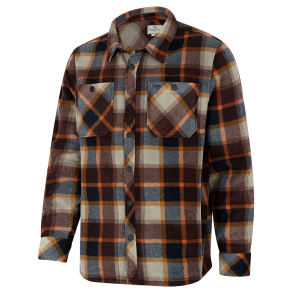 Hoggs of Fife Brucefield fleece - Plaid Brown