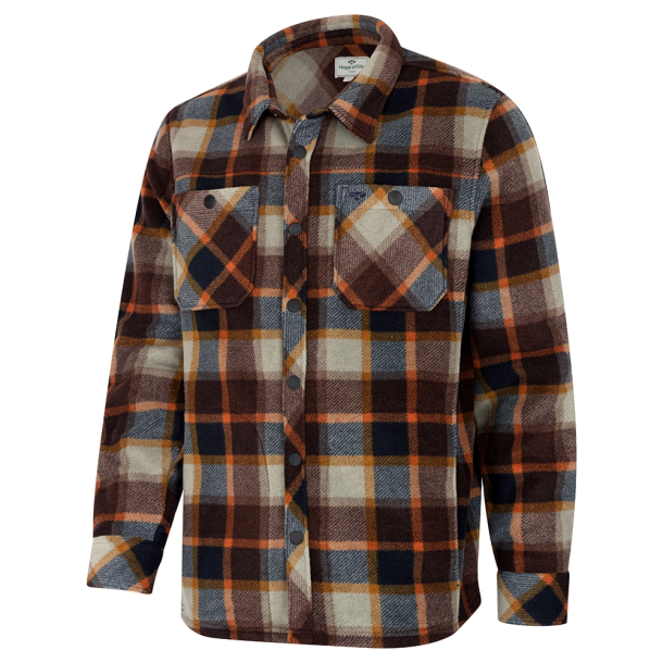 Hoggs of Fife Brucefield fleece - Plaid Brown
