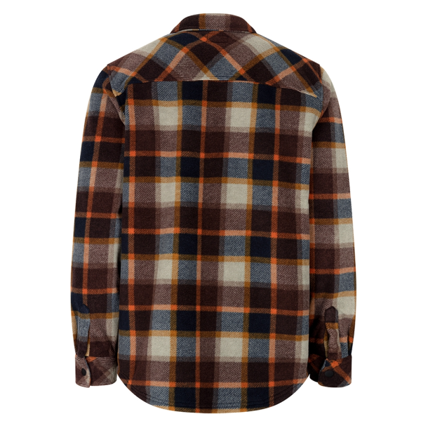 Hoggs of Fife Brucefield fleece - Plaid Brown