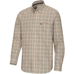 Hoggs of Fife Garvock Cotton Twill Herringbone Check Shirt