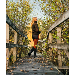 PINEWOOD STRIKKET SWEATER PINEWOOD HURRICANE - LADY