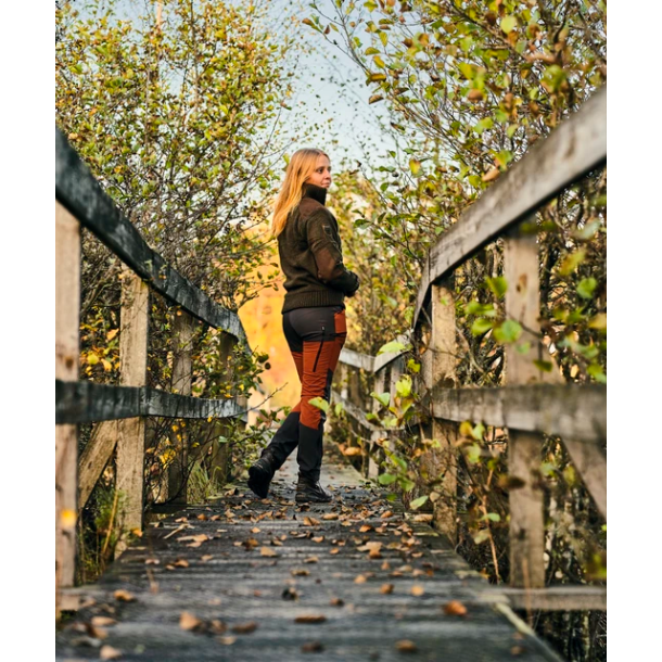 PINEWOOD STRIKKET SWEATER PINEWOOD HURRICANE - LADY