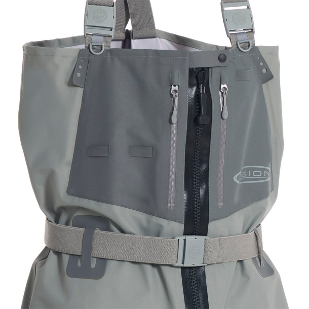 Vision Koski Grey Zip Waders
