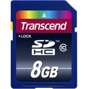 Hukommelseskort SDHC Transcend 8GB