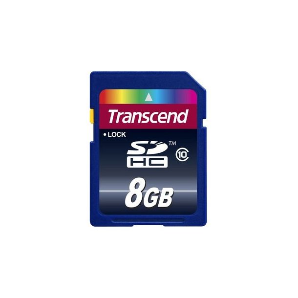 Hukommelseskort SDHC Transcend 8GB