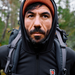 Fjllrven Expedition Fleece Hoodie, Black