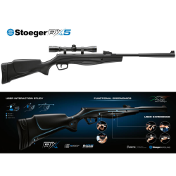 Stoeger luftgevr RX 5 combo 4,5 mm 245 m/sek. med sigtekikkert