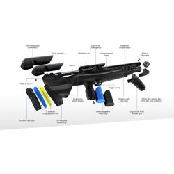 Stoeger XM1 Bullpup 4,5mm. M/ 3-9x40 AO sigtekikkert - 290 M/sek.