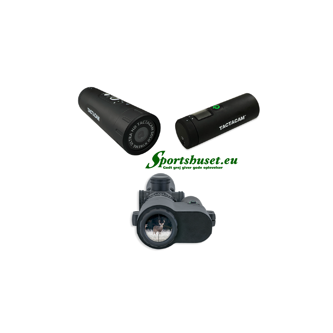 Tactacam Solo Xtreme Ultra HD Sæt med Fjernbetjening og FTS