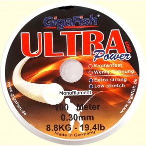 Ultra 2000 monofil  forfangsline, 100m