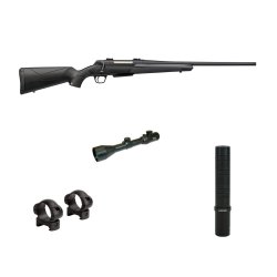 Winchester XPR Composite Riffel M/  Hunter 2,5-10x50 Kikkert og TMD35 Lyddmper - Riffelpakke