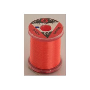 Waxed tr�d - Fl. Orange 8/0