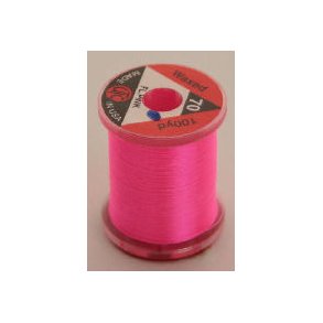 Waxed tr�d - Fl. pink 8/0