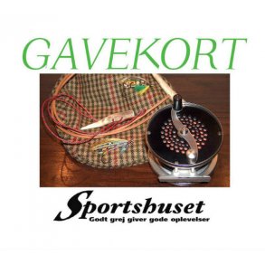 Gavekort til Sportshuset Butik - Fiskeri & Outdoor