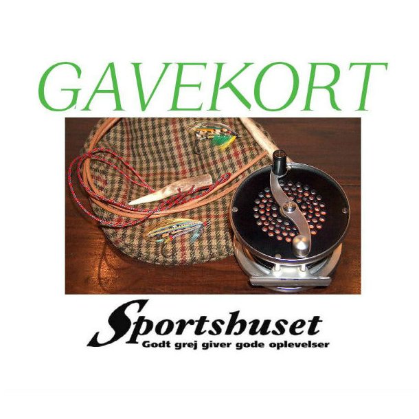 Gavekort til Sportshuset Butik - Fiskeri &amp; Outdoor