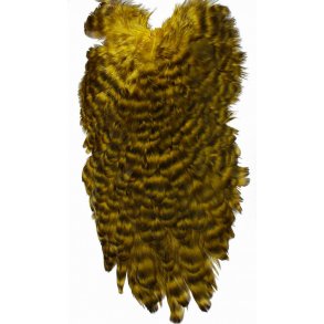 FF American Hen saddle - Grizzly yellow