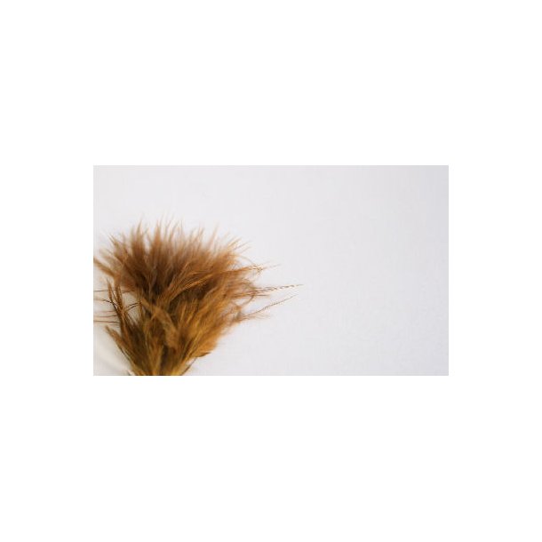 Marabou wooly bugger - Golden Brown