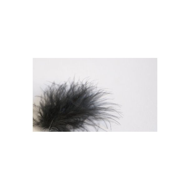 Marabou wooly bugger - Black