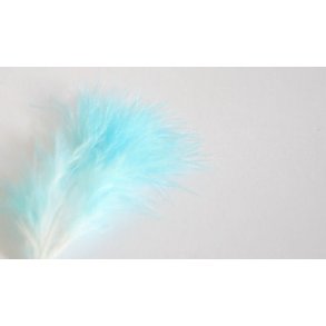 Marabou wooly bugger - Fl. Blue