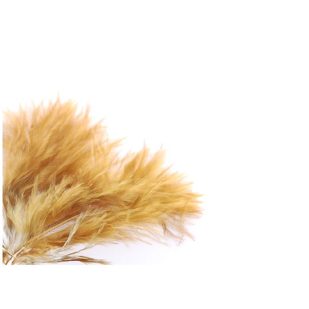 Wooly bugger marabou - Golden Brown