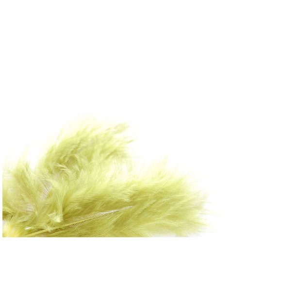 Wooly bugger marabou - Light Olive