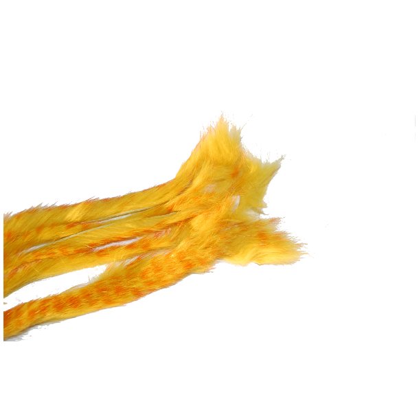 Kaninstrips 3mm - Orange on Yellow