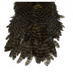 FF Signature Hen Saddle - Dark Olive Grizzly